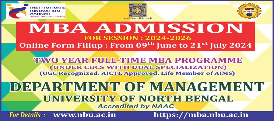 MBA Admission 2024-26