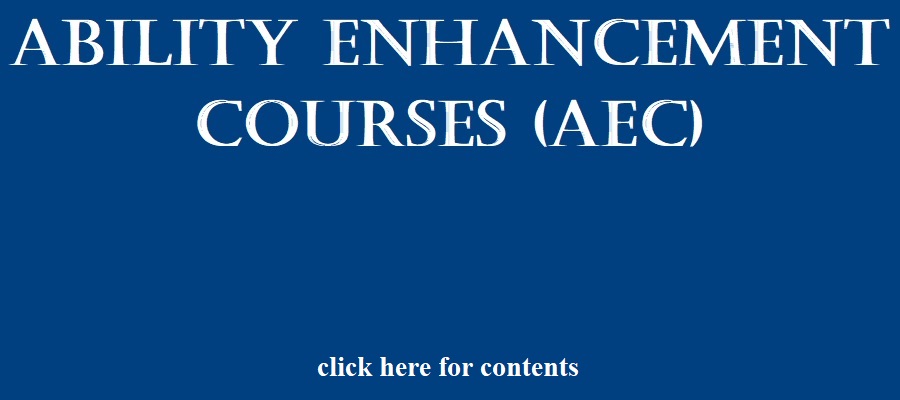 Ability Enhancement Courses